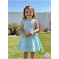 light turquoise or "aqua blue"