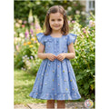 Sky Blue Mul Chanderi Frock