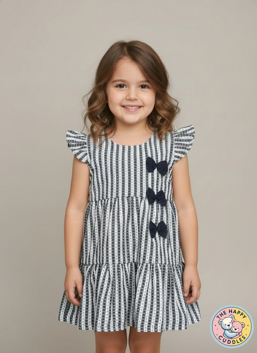 Monochrome Meadow Frock