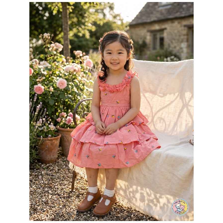 Premium cotton Mul Chanderi Frock