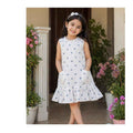 Sleeveless A-line frock