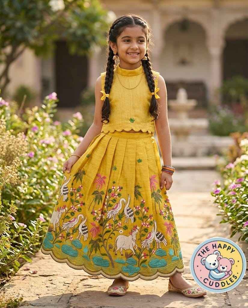 Pure soft tissue lehenga