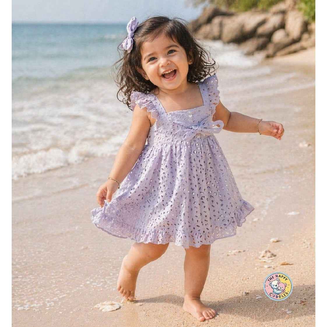 Dreamy Lavender Hakoba frock
