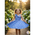 The Periwinkle dream Rayon Twirl dress