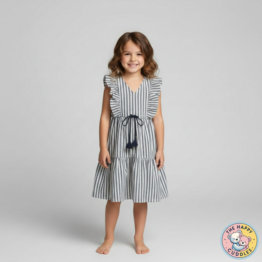 Monochrome Meadow Frock