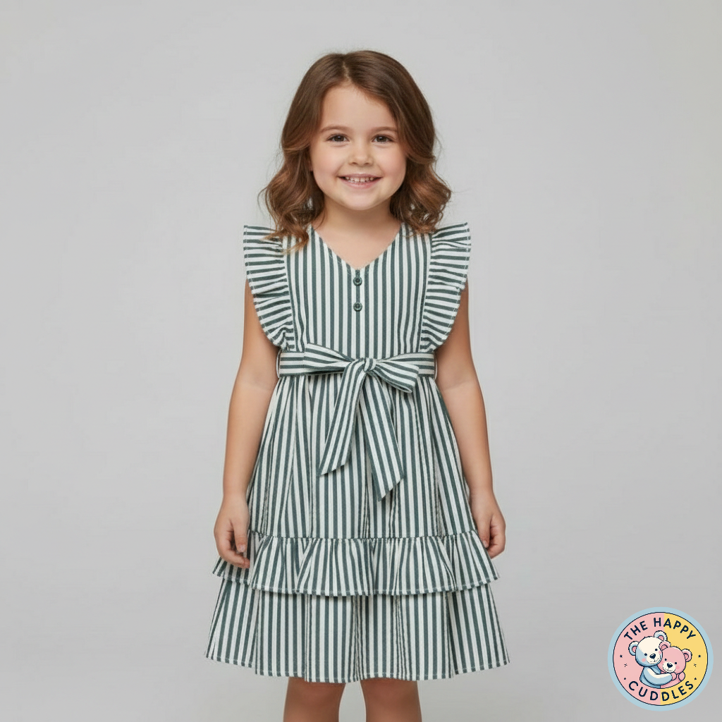 Monochrome Meadow Frock