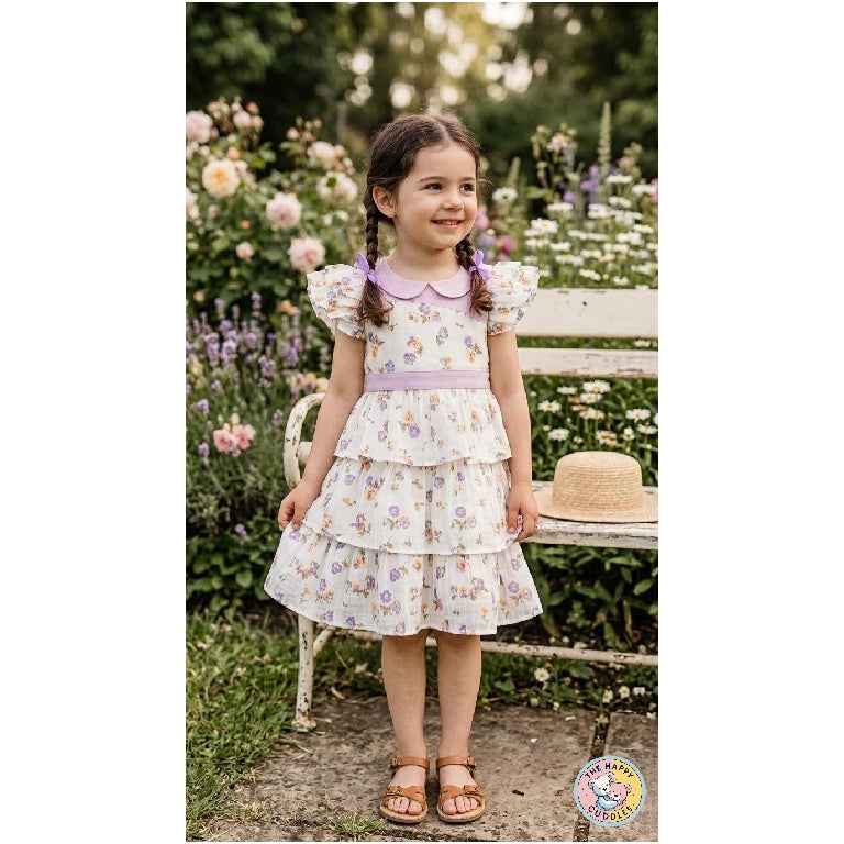 Lavender Floral Frock