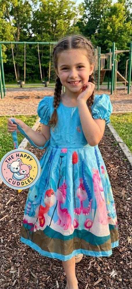 GIRLS PARTY WEAR - BLUE