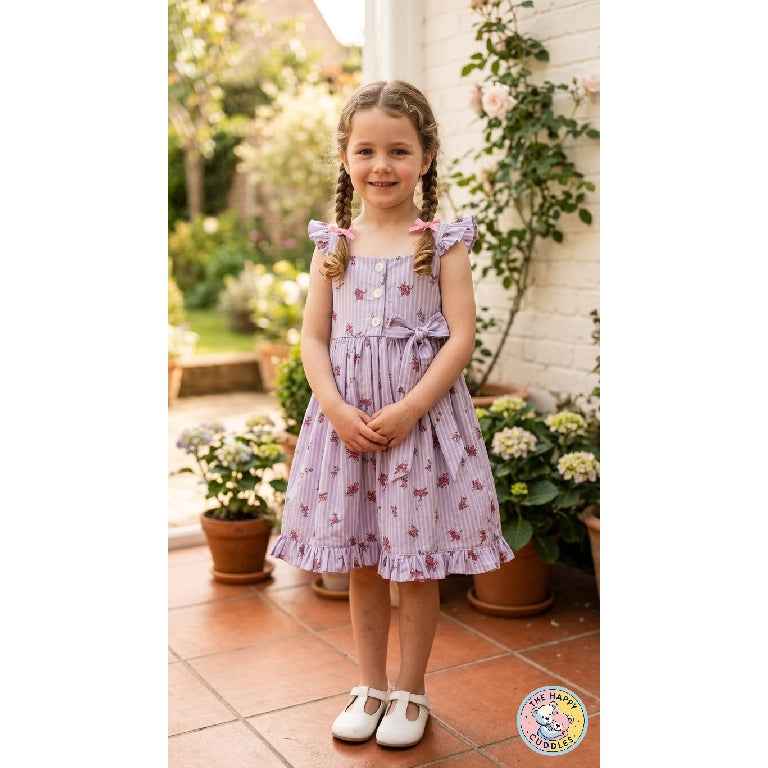 Breezy Blue Boquets Dress