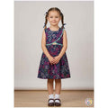 Blue Floral Flutter Frock