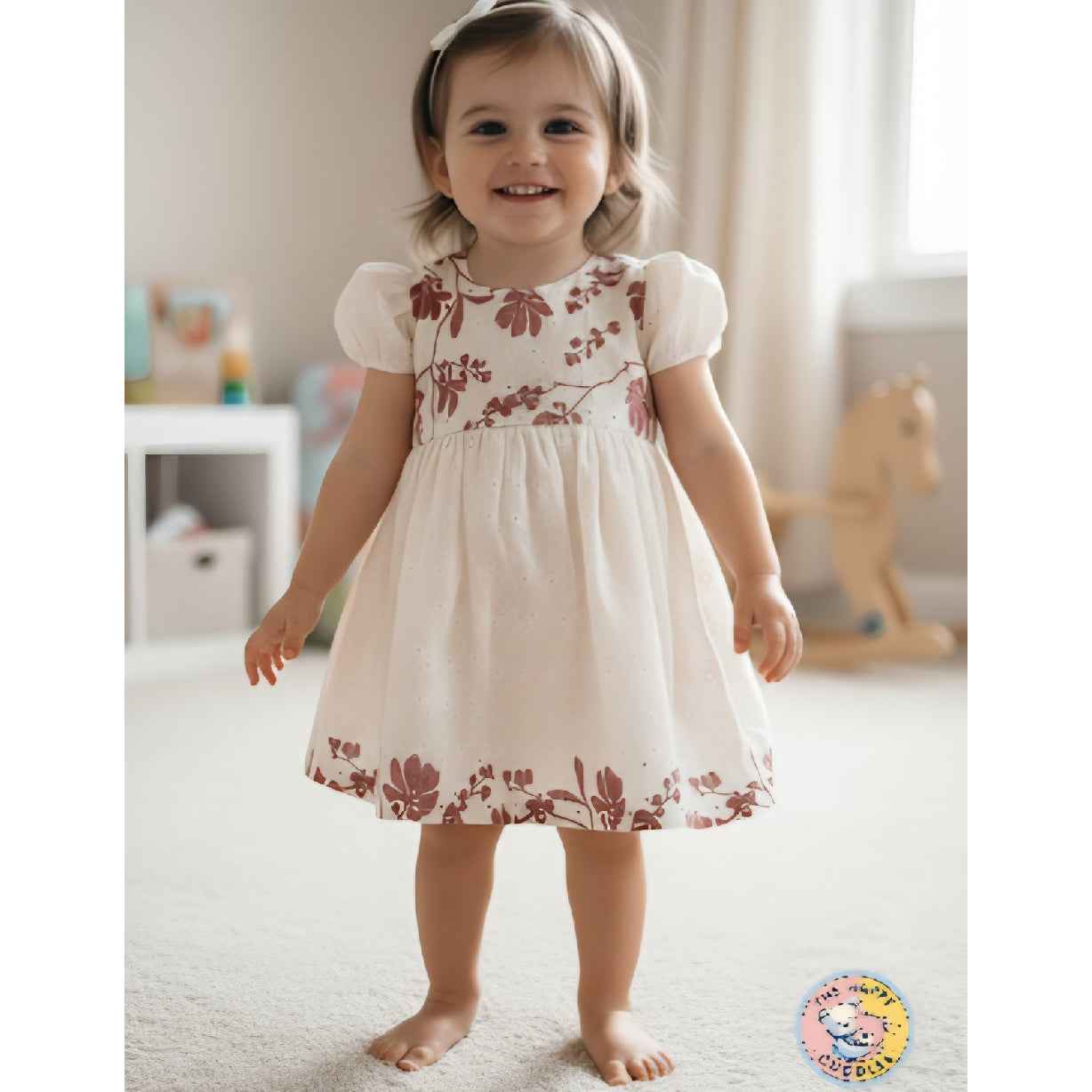 Charming toddler-style A-line dress