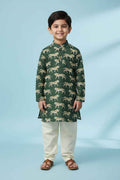 Boy  Green kurtha set