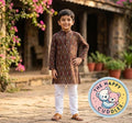 Brown kurtha set